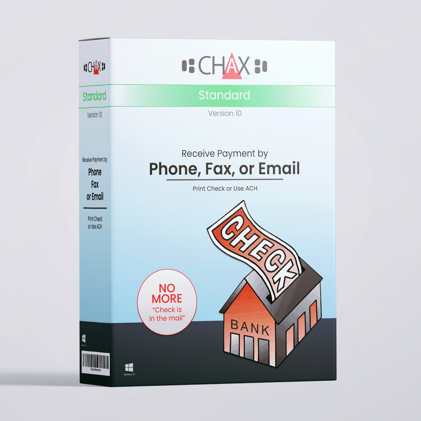 CHAX 10 Standard - Check Draft - Debt Collection Software
