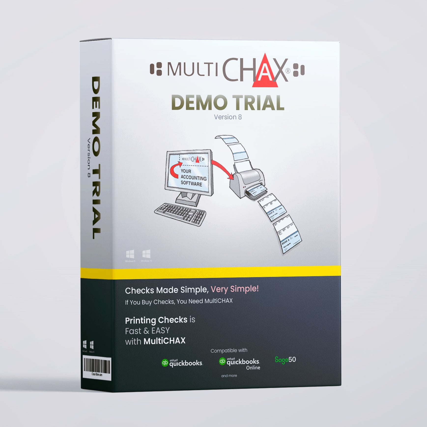 MultiCHAX - CHECK PRINTING SOFTWARE DEMO/TRIAL - Windows OS (x86/x64)