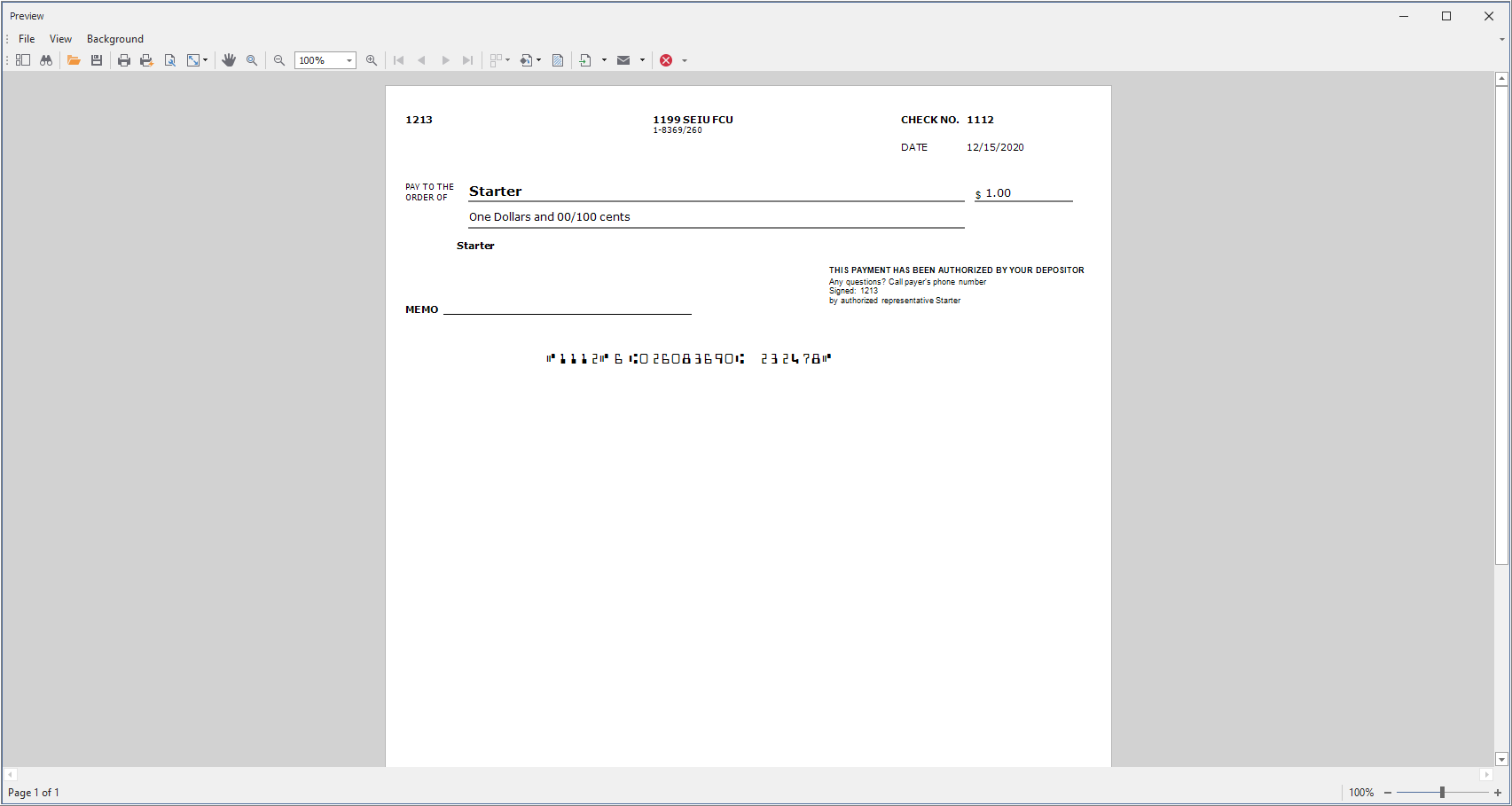 chax software print preview