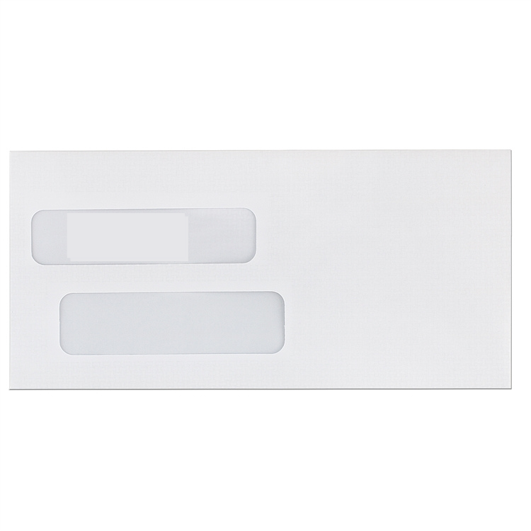 E602 - SELF SEAL Large Double Window Envelopes (1,000 counts)