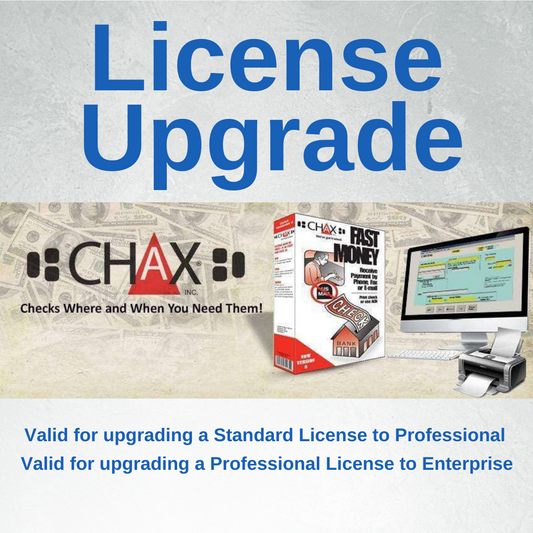 CHAX License Upgrade