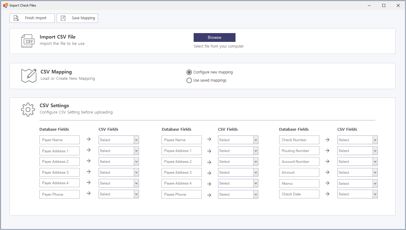 chax software import