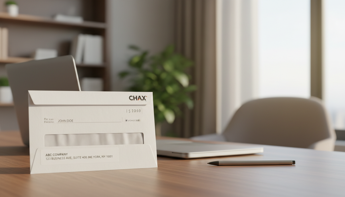 double window check envelopes