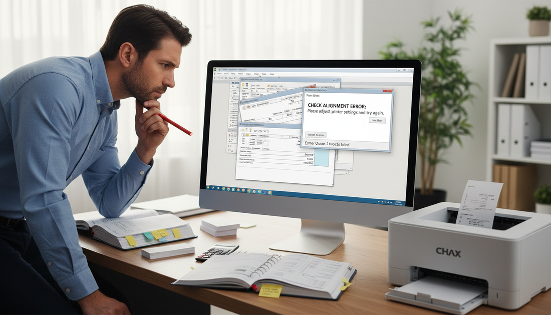 QuickBooks check printing errors
