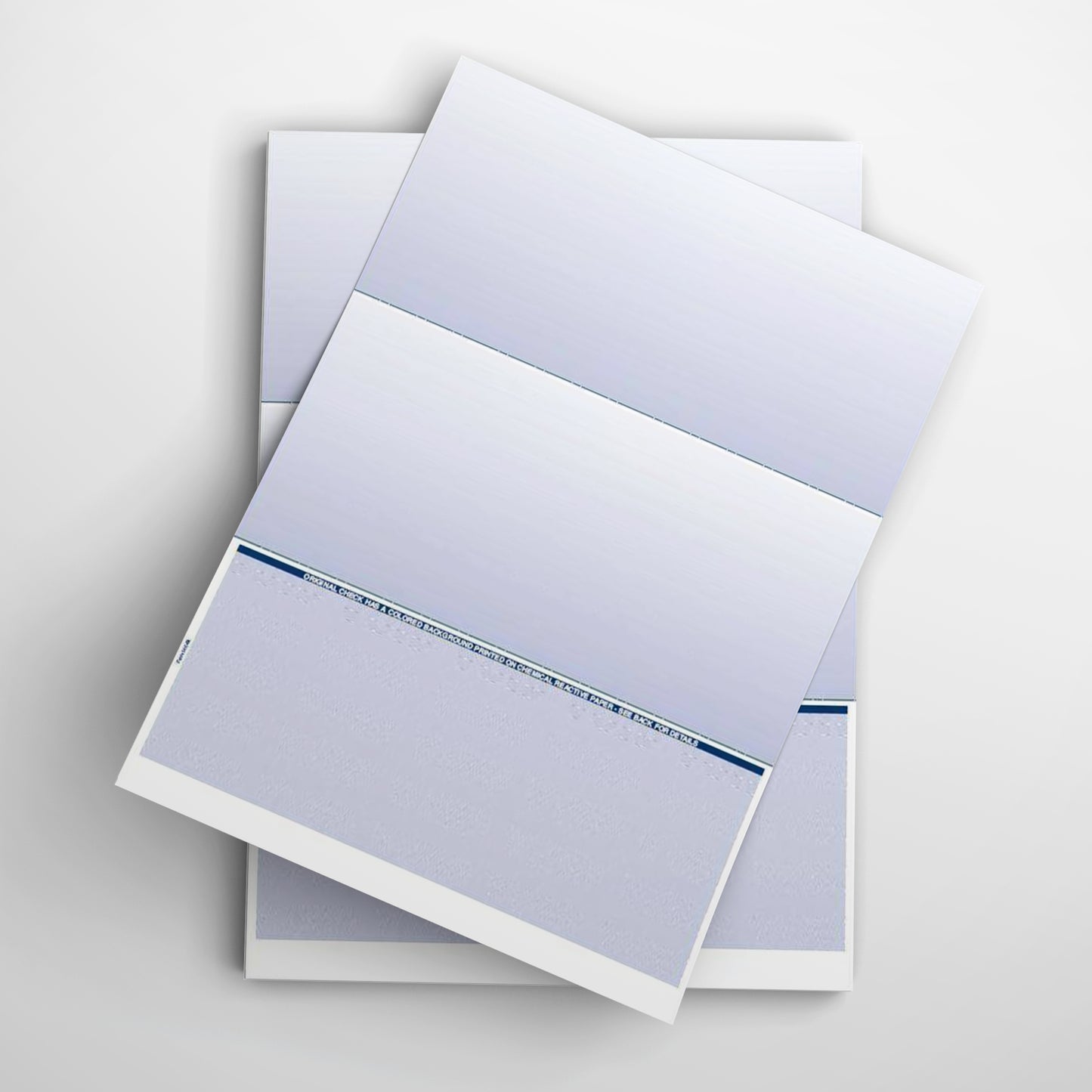 BOTTOM ECONOMY VALUE - BUSINESS LASER CHECKS - SINGLE COLOR