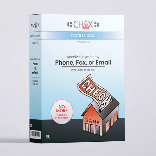 CHAX 10 Professional - Check Draft - Debt Collection Software