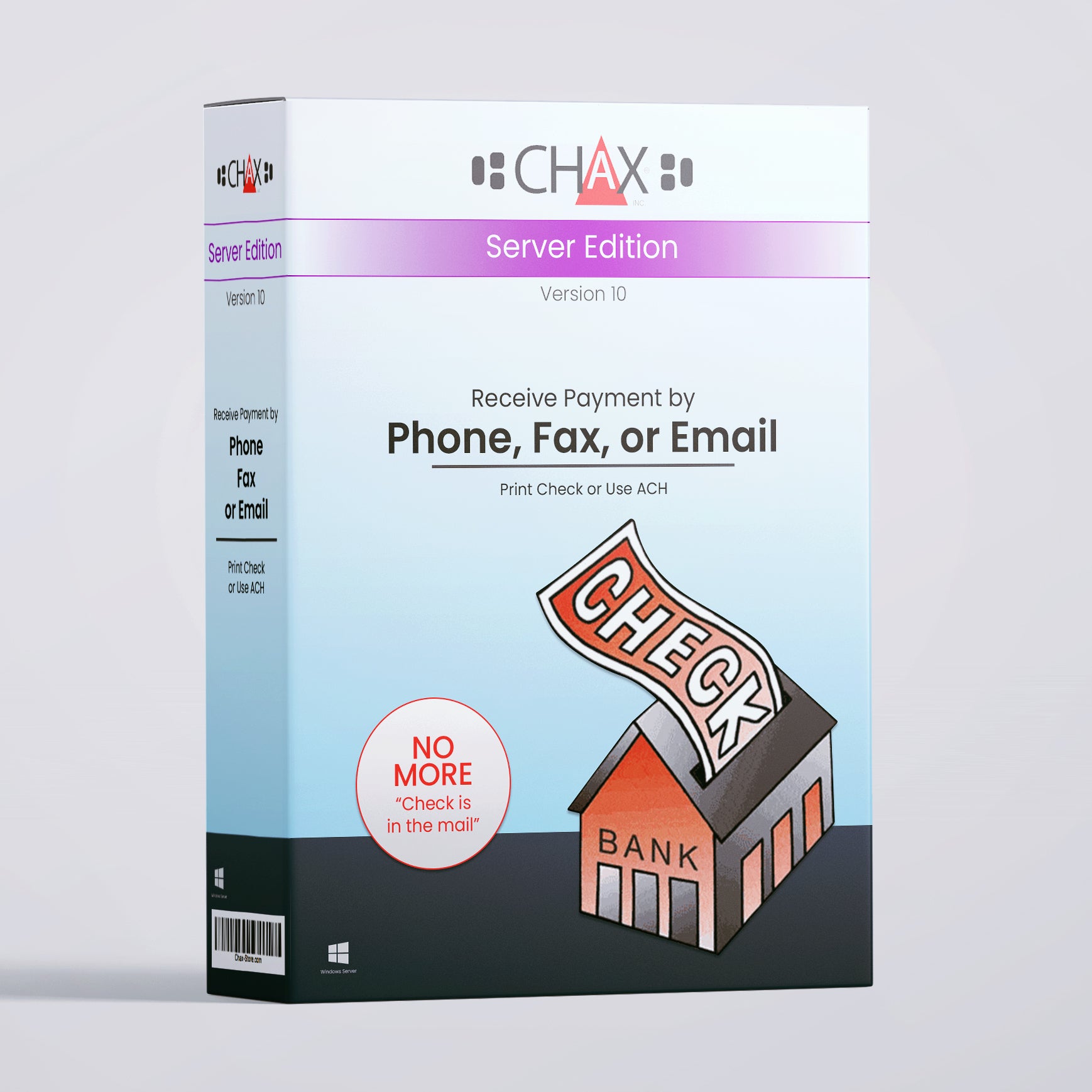 CHAX 10 Server Edition - Check Draft - Debt Collection Software