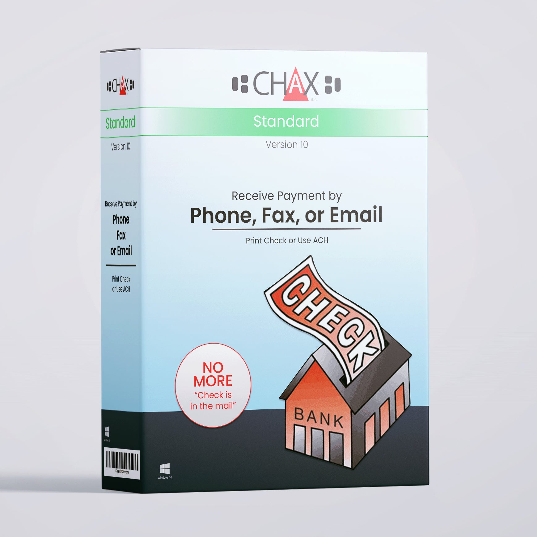 CHAX 10 Standard - Check Draft - Debt Collection Software