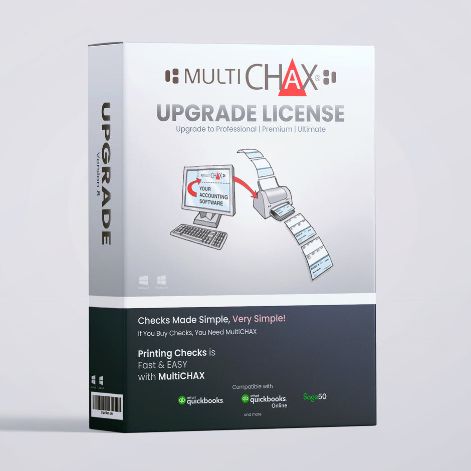 Chcal Software Check Printing Software | MultiCHAX for QuickBooks – CHAX SOFTWARE INC