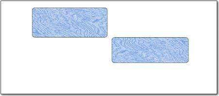 E4 - #10 ADP Tinted Secure Payroll Check Double Window Envelopes (1,000 Count) - Envelopes - CHAX SOFTWARE INC
