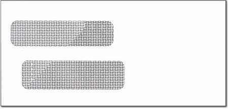 E5 - Large Double Window Envelopes (1,000 Counts)