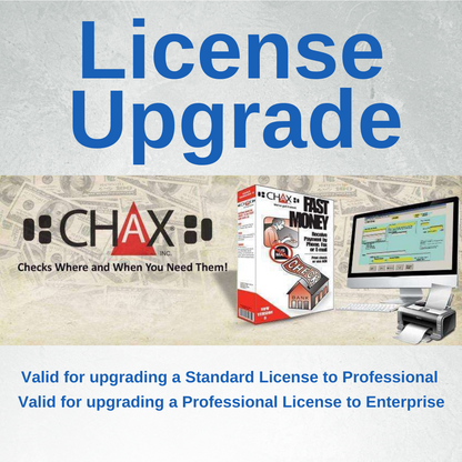 chax software license upgrade