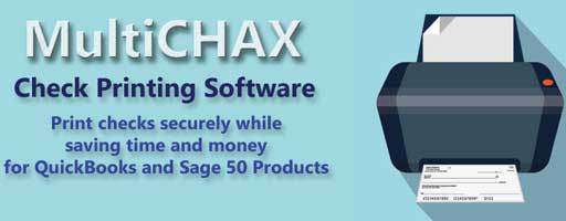 MultiCHAX - CHECK PRINTING SOFTWARE DEMO/TRIAL - Software - CHAX SOFTWARE INC